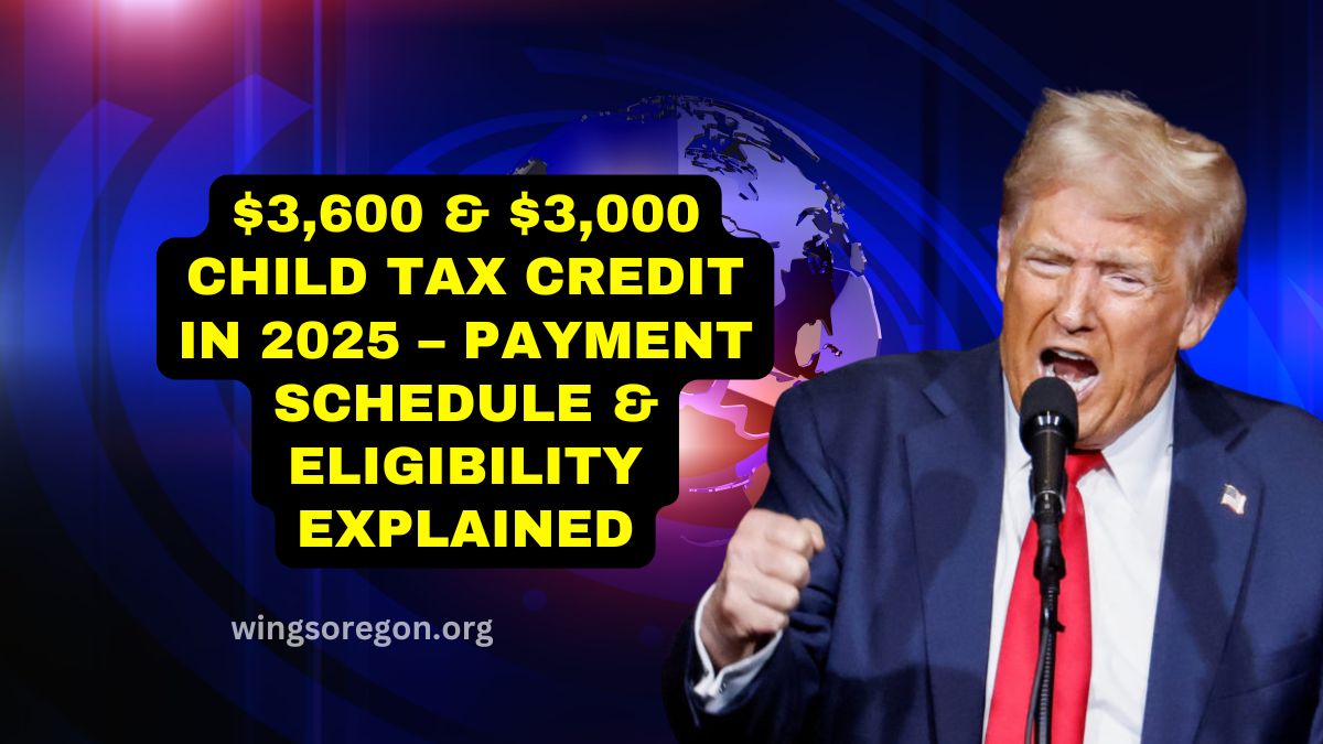 $3,600 & $3,000 Child Tax Credit In 2025 – Payment Schedule & Eligibility Explained